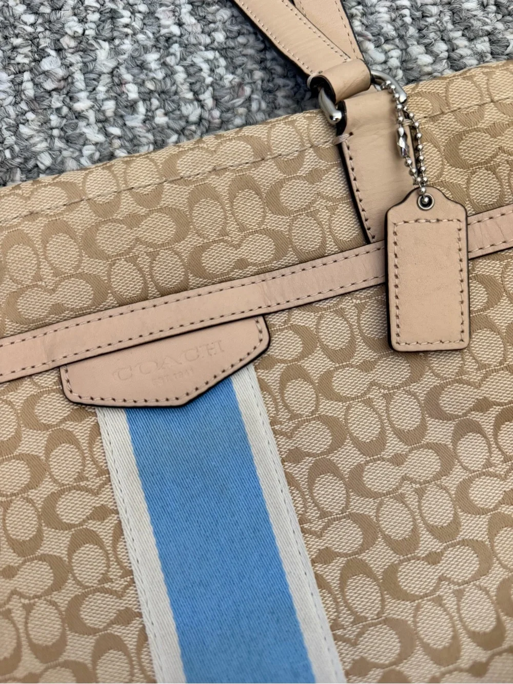 Coach Monogram Tote Bag